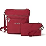 Baggallini Pocket Crossbody Bag With RFID-Protected Wristlet, Apple