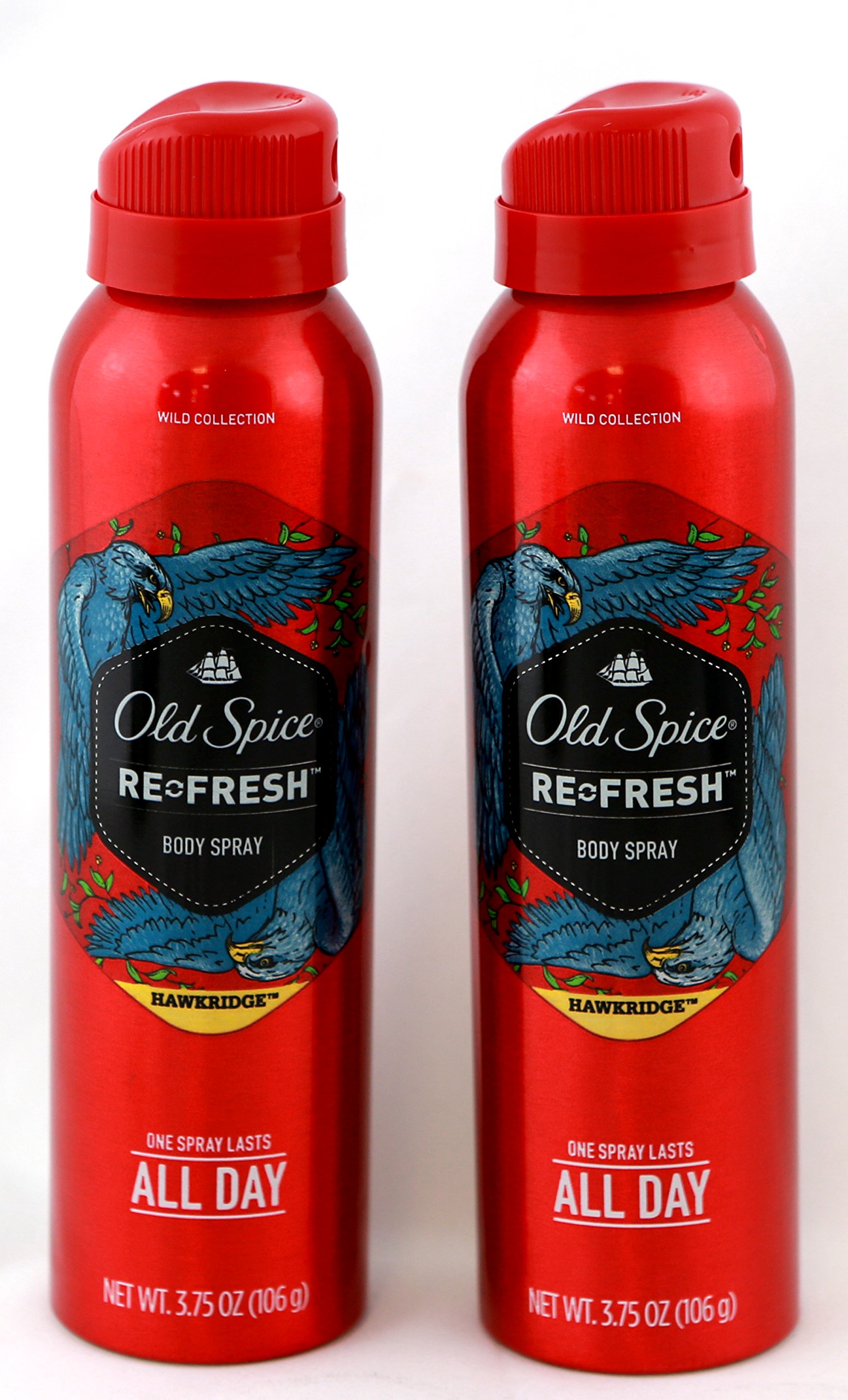 Old Spice Refresh Body Spray, Hawkridge 3.75 oz (Pack of 2) Buy Online
