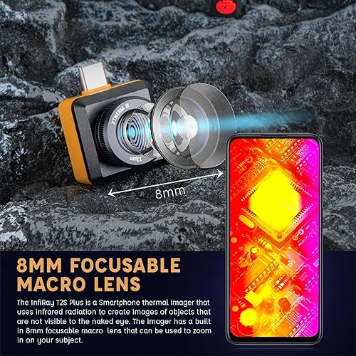 InfiRay T2S+ Thermal Camera, Android TYPE-C T2S Plus Infrared