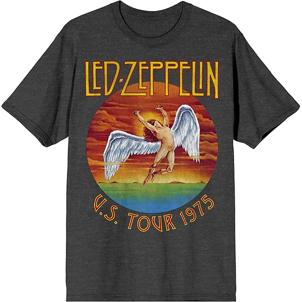 Amazon.com: Led Zeppelin Established 1968 Vintage Crew Neck