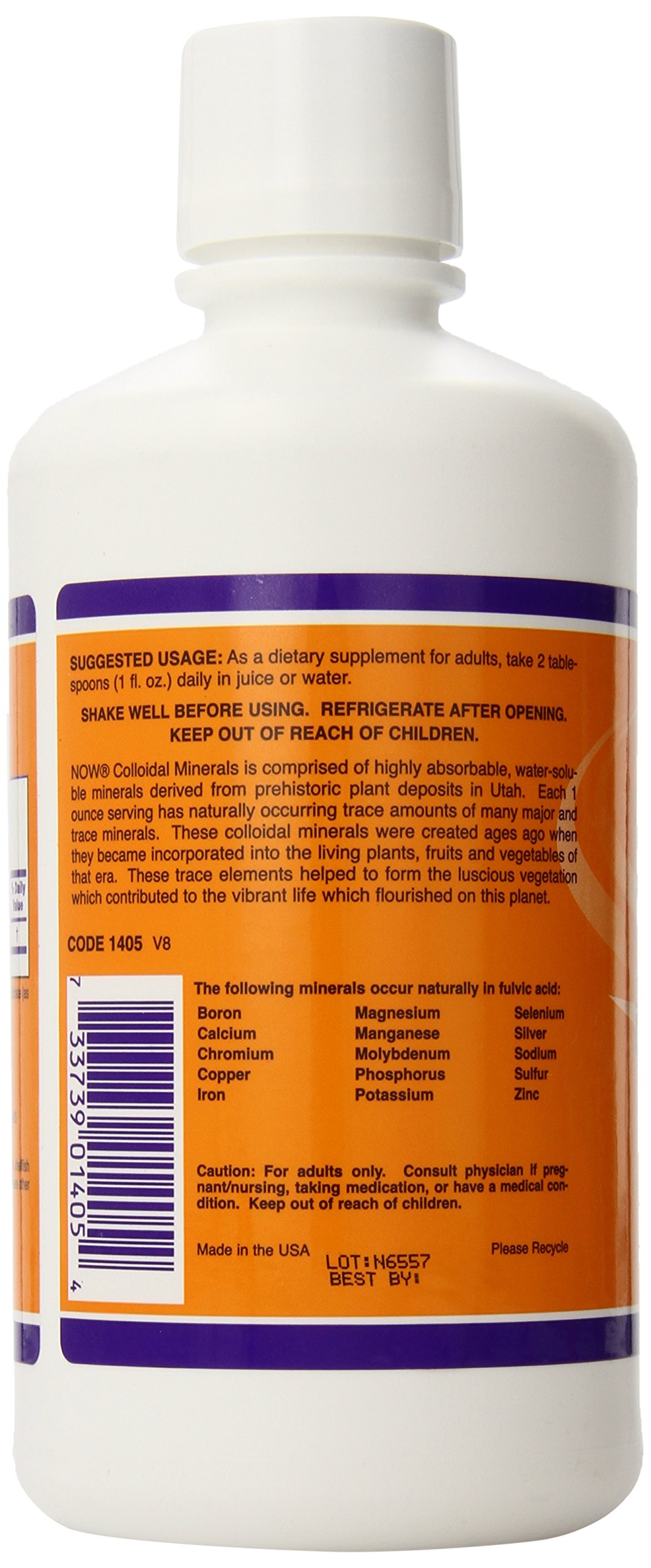 Colloidal Minerals Liquid supplement benefits trace elements water