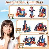 COOLJOYA Magnetic Blocks 54PCS Kids STEM Building Toys Montessori 3-8 view 7