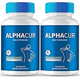 AlphaCur for Neuropathy Advanced Formula Capsules, Official AlphaCur for Nerve Pain Supplement Pills - Maximum, Strength All Natural Healthy Circulation & Stable Levels, Alpha Cur Reviews (2 Pack)