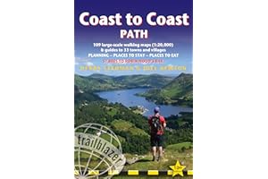 Coast to Coast Path: British Walking Guide: - St Bees to Robin Hood's Bay includes 109 Large-Scale Walking Maps (1:20,000) & Guides to 33 Towns and Villages - Planning, Places to Stay, Places to Eat