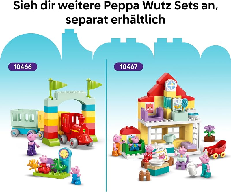 DUPLO Peppa Pig Traktor und Marktstand 10468