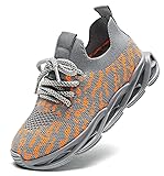 DADAWEN Boys Girls Lightweight Breathable Sneakers