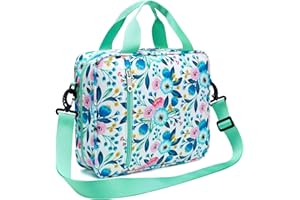 Gatycallaty Bible Covers for Women Case Girls Extra Large Size Bag Totes Book Cover with Pockets Carrying Flower Church Scripture XL Gift Mother Ladies Ld Shoulder Strap