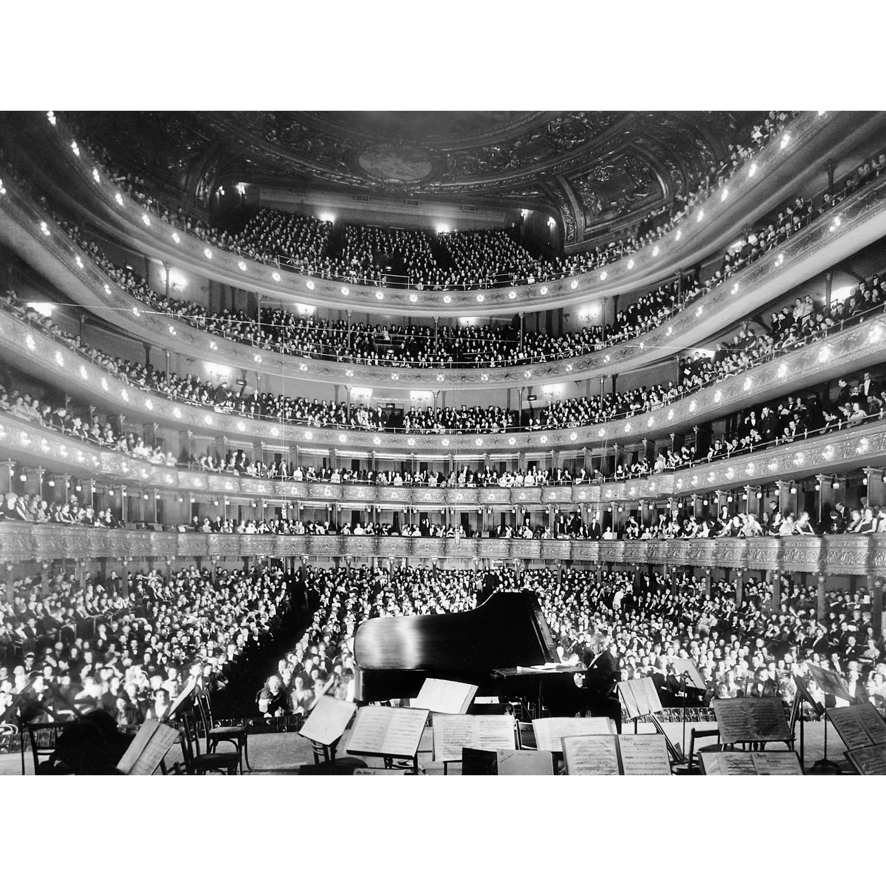 New York Metropolitan Opera Hofmann Concert Photo Large Wall Art Poster Print Thick Paper 18X24 Inch