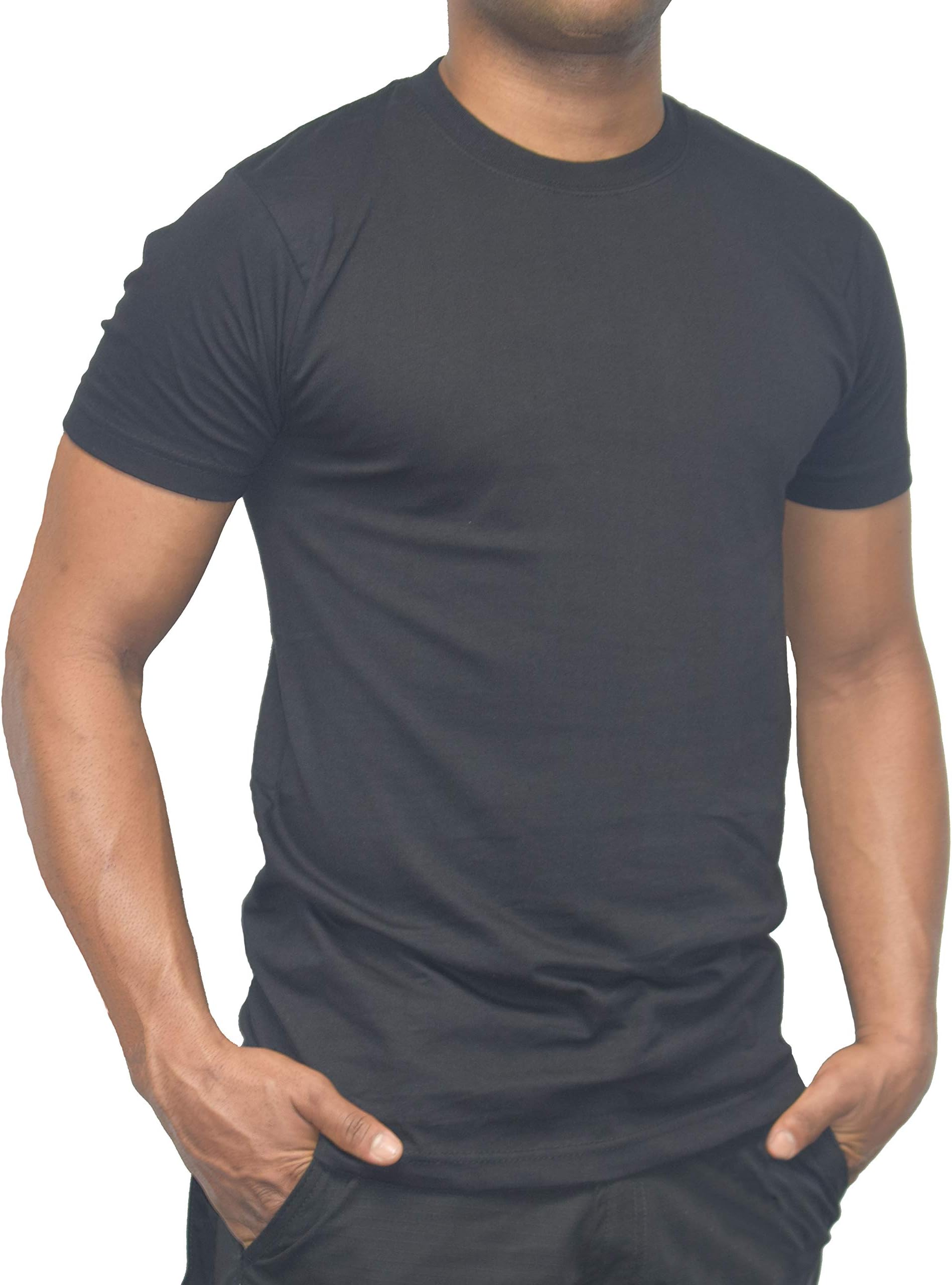 Gman TeesGman T-Shirts Round Neck Short Sleeve 100% Cotton (3-Pack)