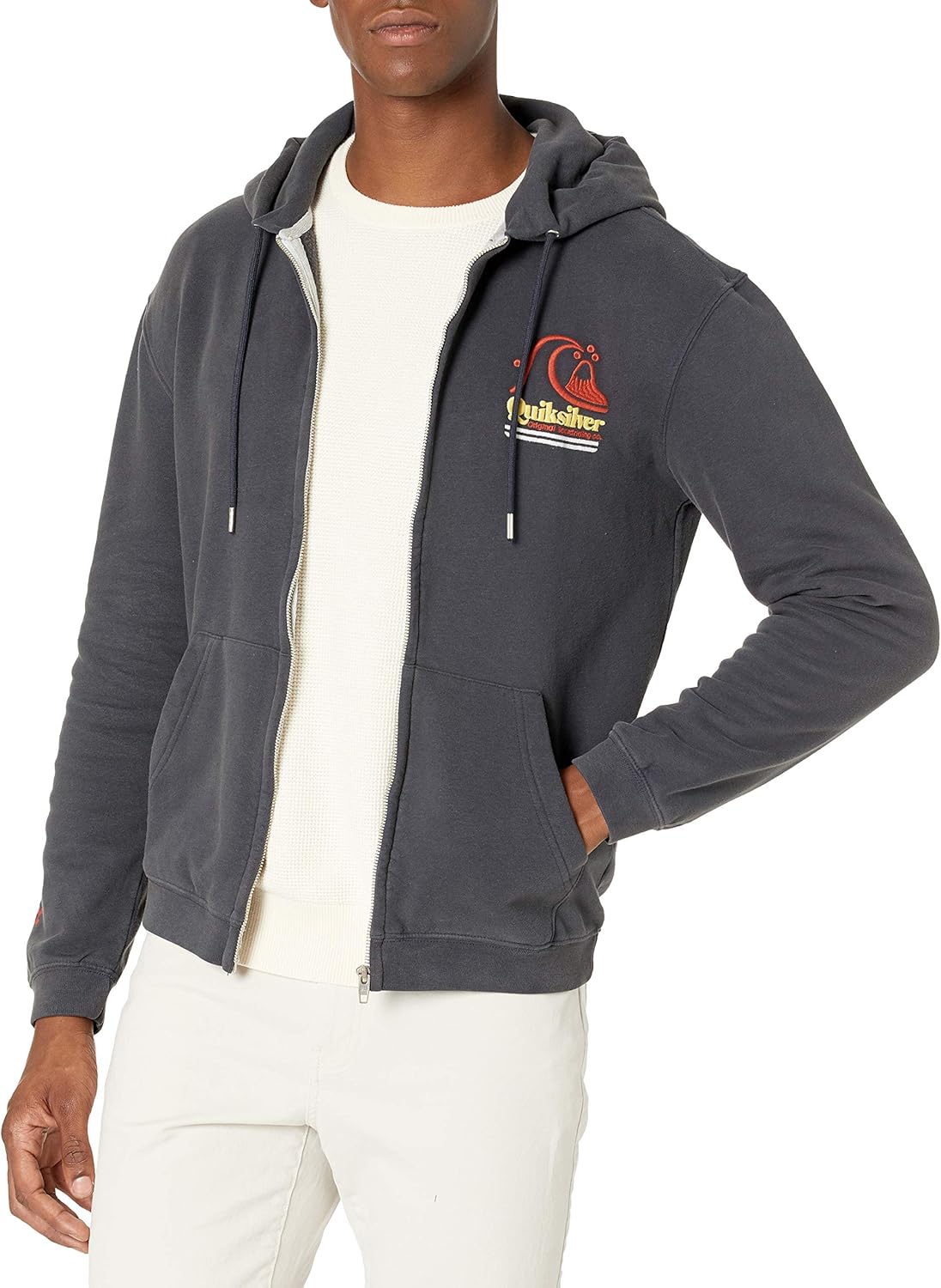 Quiksilver Men's Sweet as Slab Zip Fleece: Clothing