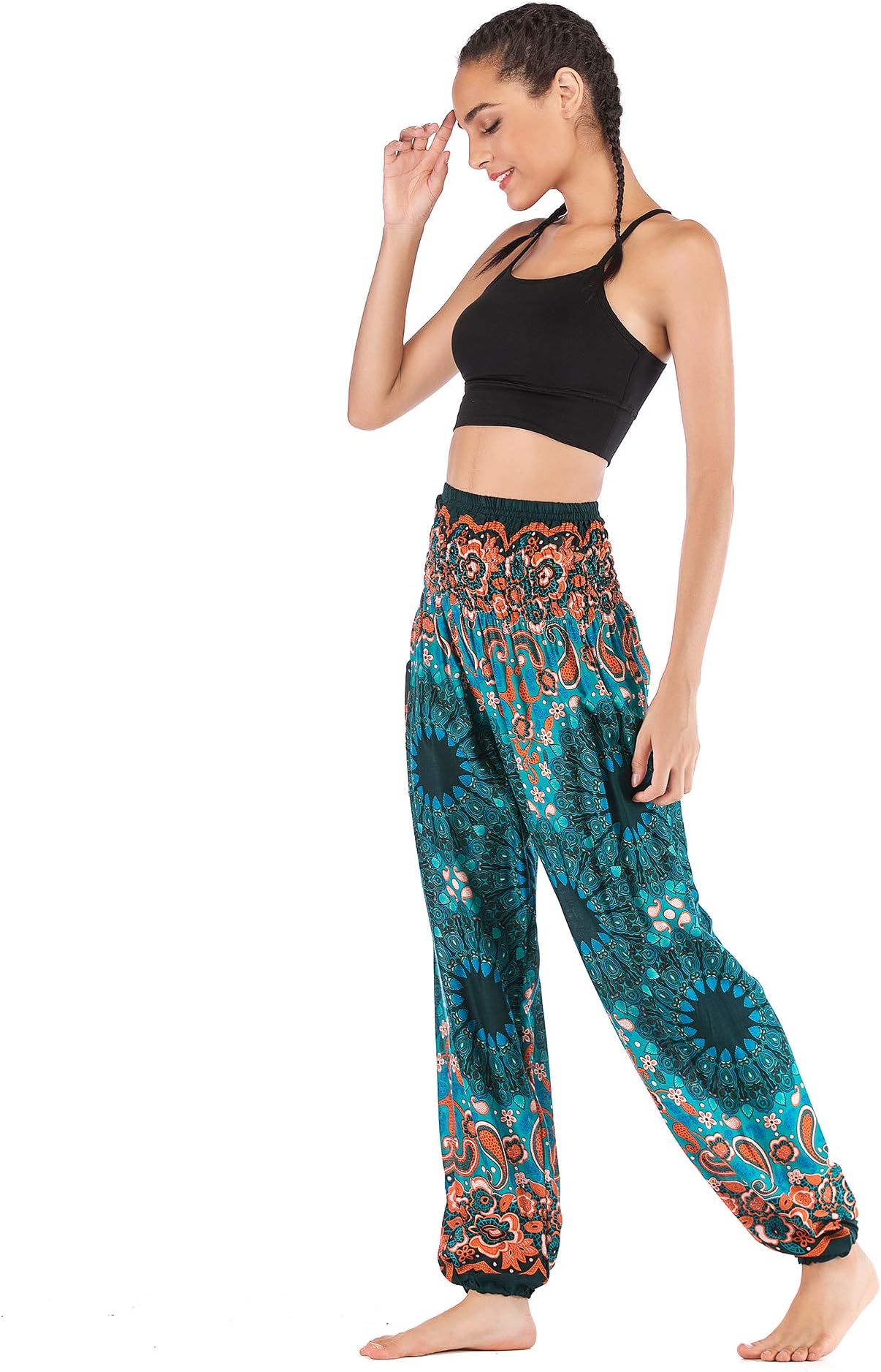 NANDY PERSONAL CARE Women's Yoga Pants Prati Wide Leg Fitness Leggings Dance Pants