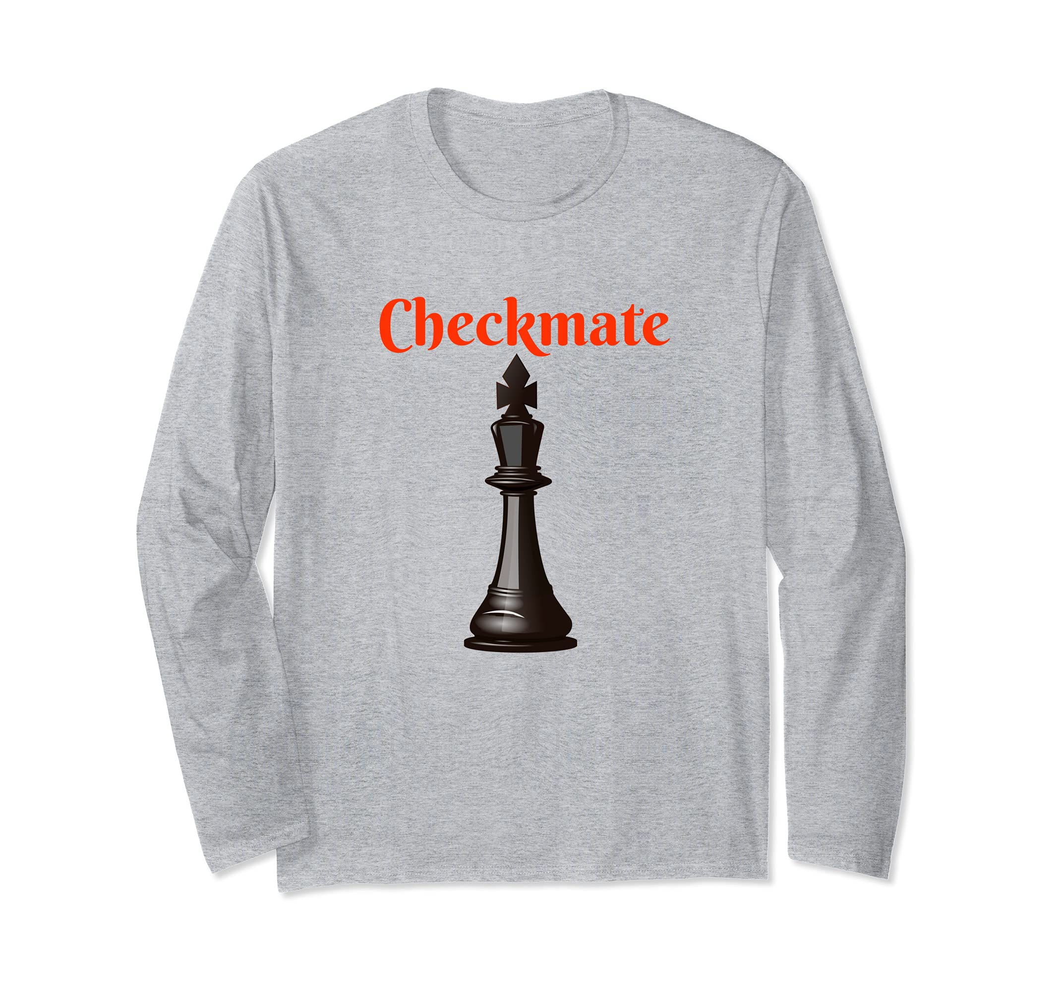Checkmate Chess Piece Chess Queen King Game Long Sleeve T-Shirt