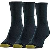 GOLDTOE Women's Anklet Turncuff Socks (3-Pack)