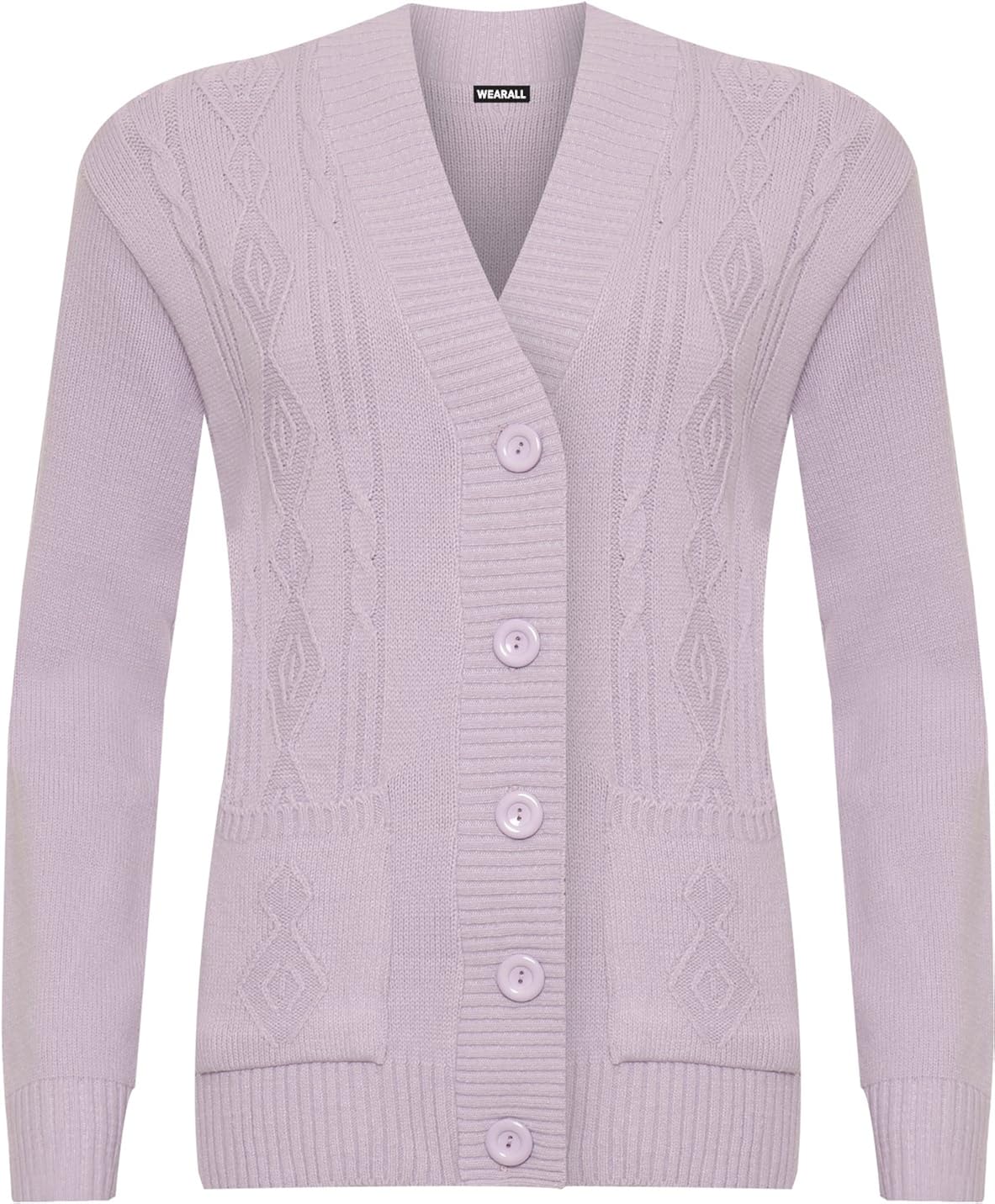 lilac wrap cardigan