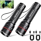 Rechargeable Flashlight, KOOPER Tactical Flashlight High Lumens, Super Bright LED Flashlight with Adjustable Brightness & 3 M