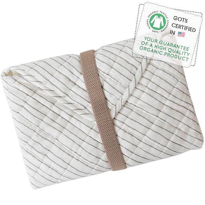 MakeMake Organics Organic Portable Changing Pad GOTS