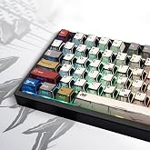 137 Versatile PBT Keycaps, No Tearing, Never Fade &amp; Non-Slip, Vibrant RGB Backlit Keycaps for Mechanical Keyboard (Typing, Gaming, Anime Passion) Ergonomic (Doubleshot MX, Fit All Layout)