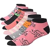 Tipi Toe Women’s 6 Pack Colorful Patterned Ankle Socks – Lightweight, Soft, and Perfect for Daily Wear or Casual Outfits