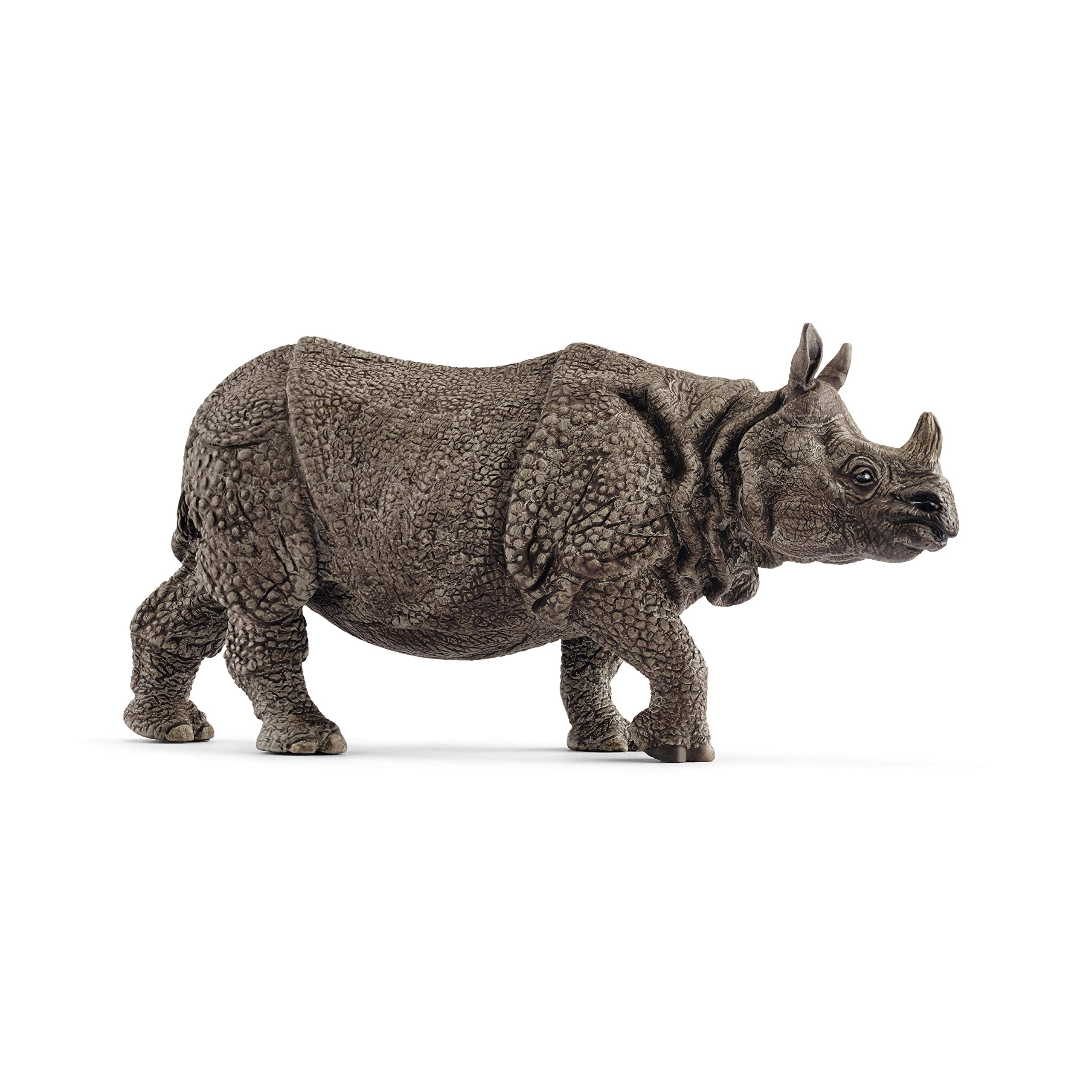 SCHLEICH 14816 Indian rhinoceros Wild Life Toy Figurine for children aged 3-8 Years