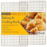 2PCS Cooling Racks for Cooking and Baking - 10" x