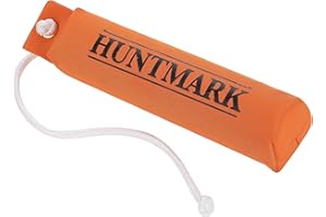 HUNTMARK Canvas Duck Dog Training Dummy - Heavy-Duty Canvas Dog Bumper Trainer - Water-Resistant Hunting Puppy Training Accessories 4 Colors - Triple-Stitched Fetching Retriever Dummies