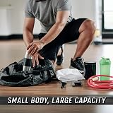 Repton Fitness Gears Gym Duffle Bag 30L with Shoe Compartment Black view 3