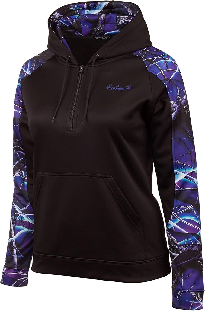 Amazon.com: Huntworth Ladies Heather Performance Fleece Hoodie: Sports & Outdoors
