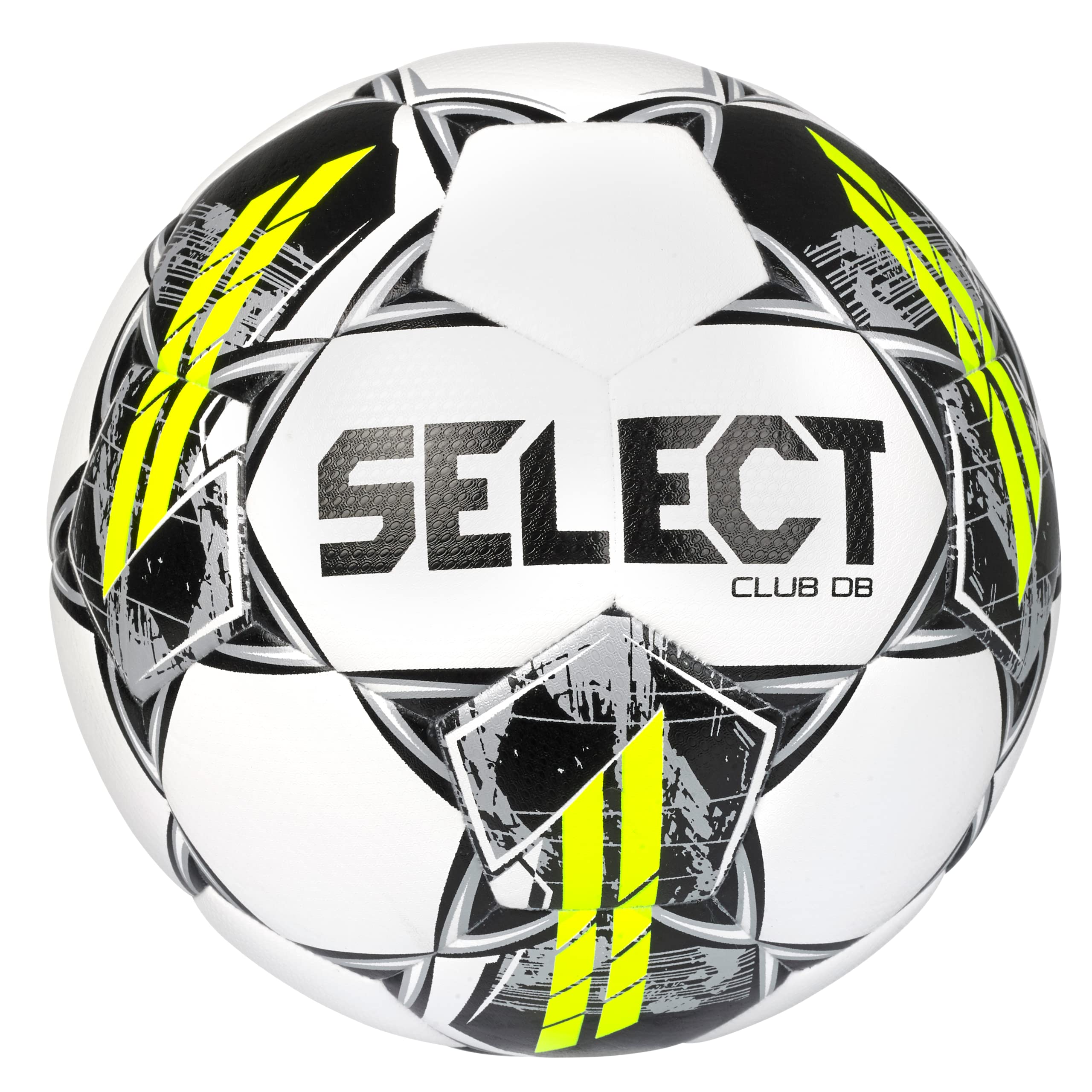 SELECT Club DB V22 Soccer Ball, White/Black, Size 5