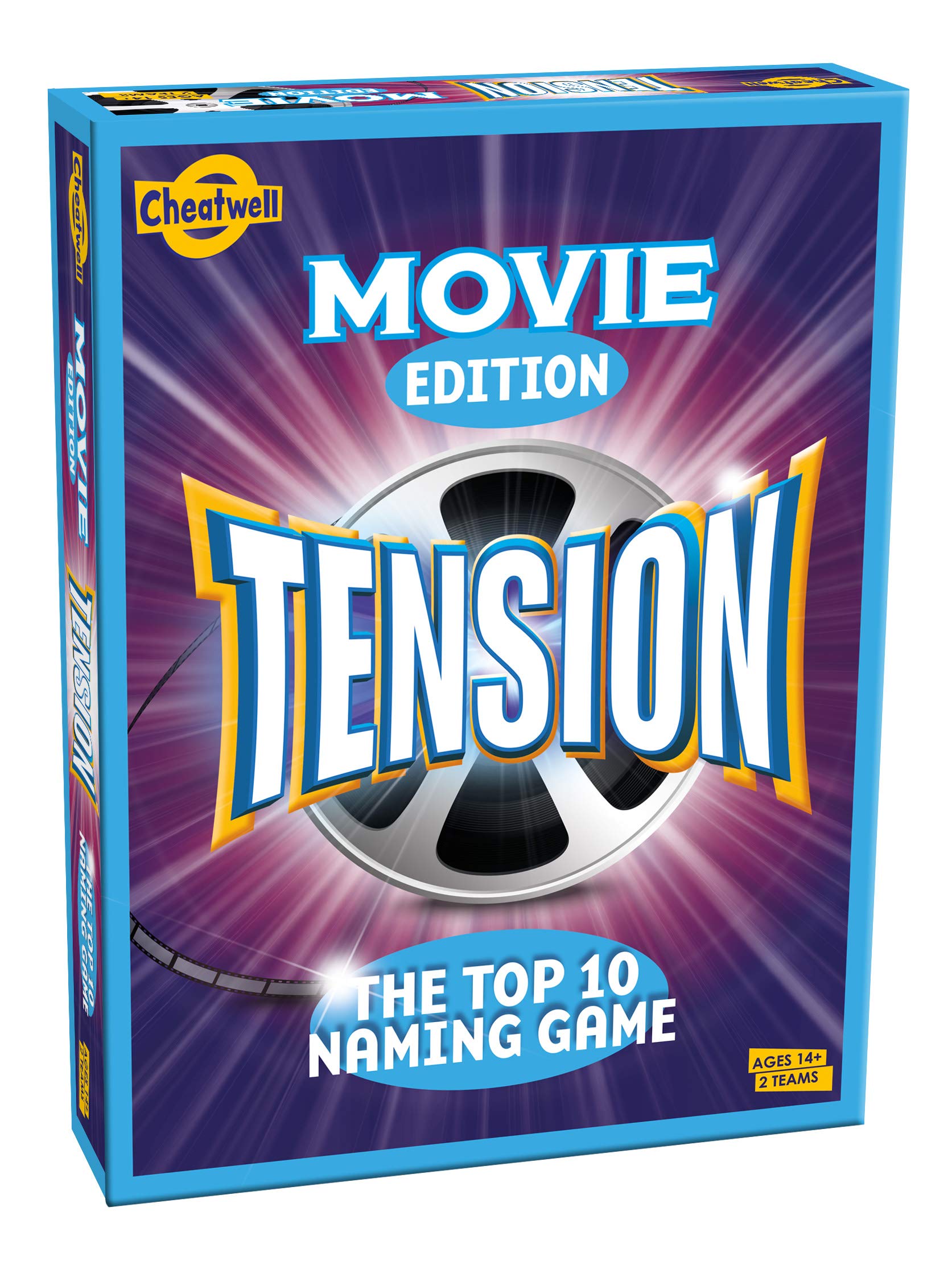 Cheatwell Games Tension Movie Edition - The Top 10 Naming Game - Party Game For Ages 12+ - Movie Trivia Game That Will Keep You Guessing