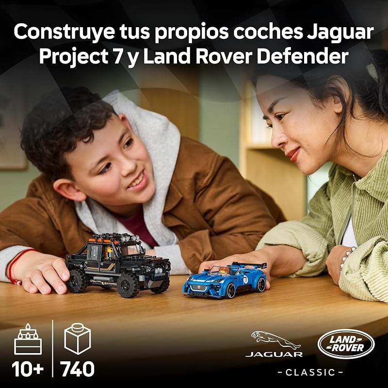 Speed Champions Jaguar Project 7 y Land Rover Defender 77264