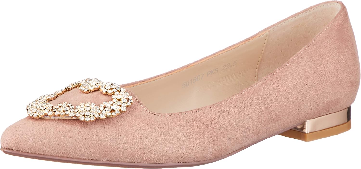 【ブリジットバーキン】パンプス ハートビジューフラットパンプス レディース PKS