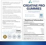 Aoruilia Creatine Gummies 5000mg 60 Vegan Blueberry Pre-Workout view 7