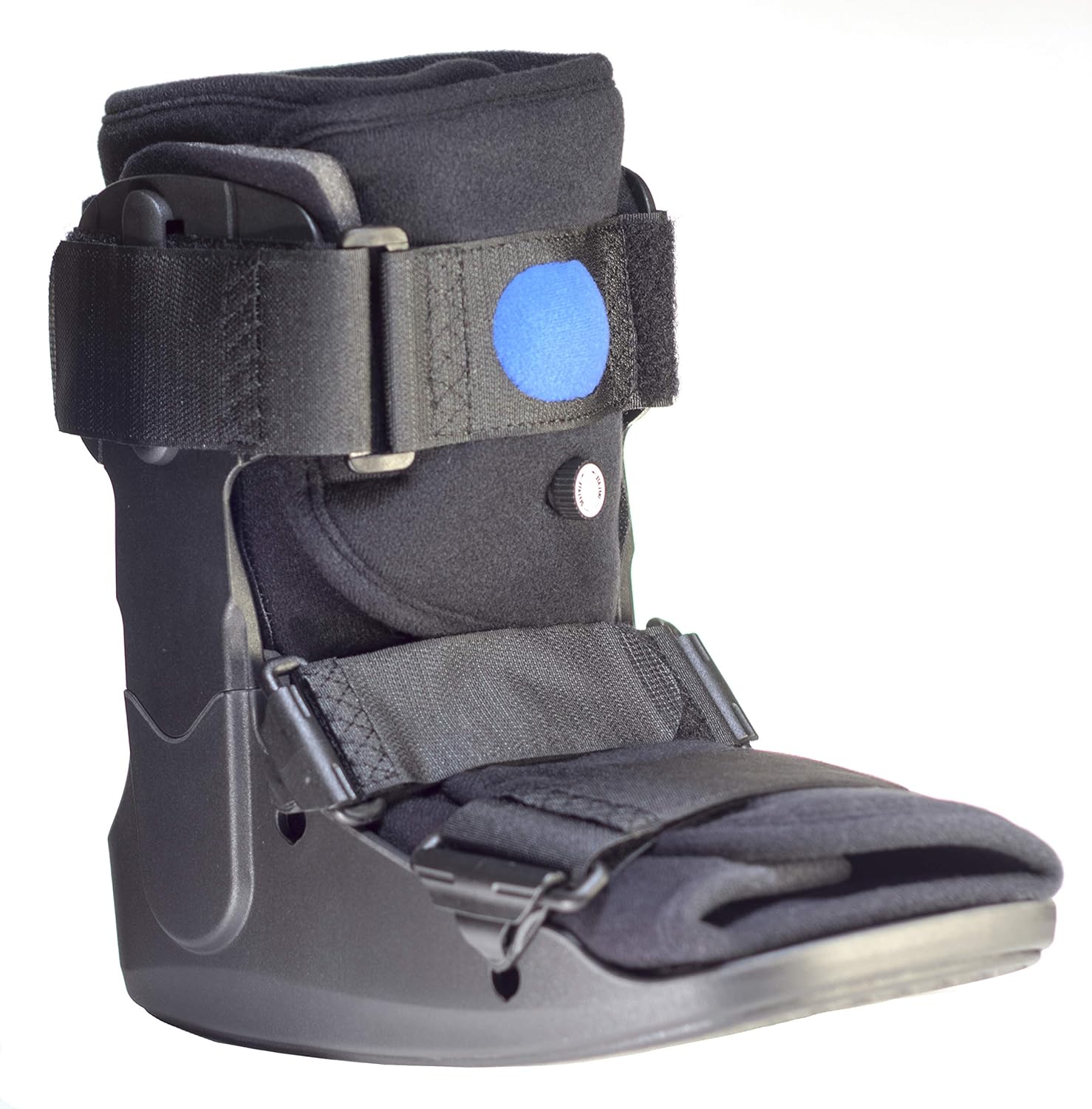Light Weight Low Profile Short Cam Air Walker Fracture Boot, Black, Breathable