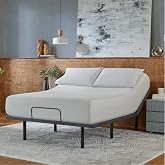 Serta baselogic Silver Adjustable Base Bed Frame Queen | Head and Foot Adjustability, Wireless Remote, Zero-Gravity Preset, and Foldable for Convenient Mobility and Storage