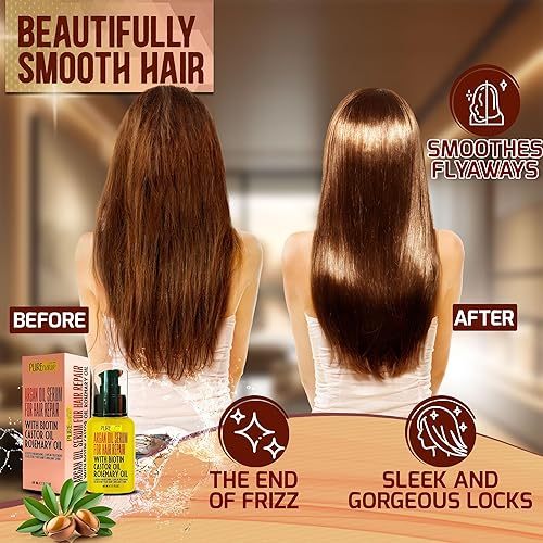 Moroccan Argan Oil Hair Serum Rescue Frizzy and Damaged Locks With Heat  Protectant and Straightening Prope