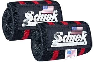 Schiek Sports Heavy Duty Model Wrist Wraps - Gym Workouts Wrist Support - Weight Lifting