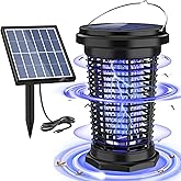 PALONE Solar Bug Zapper with 5.5W Solar Panel Charging, USB Charging Bug Zapper Light for Outdoor and Indoor