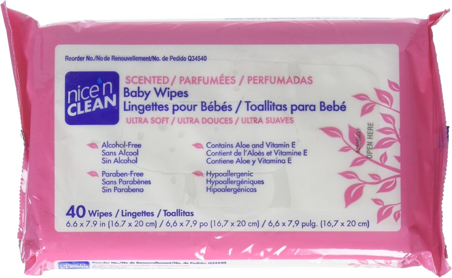 nice and clean baby wipes