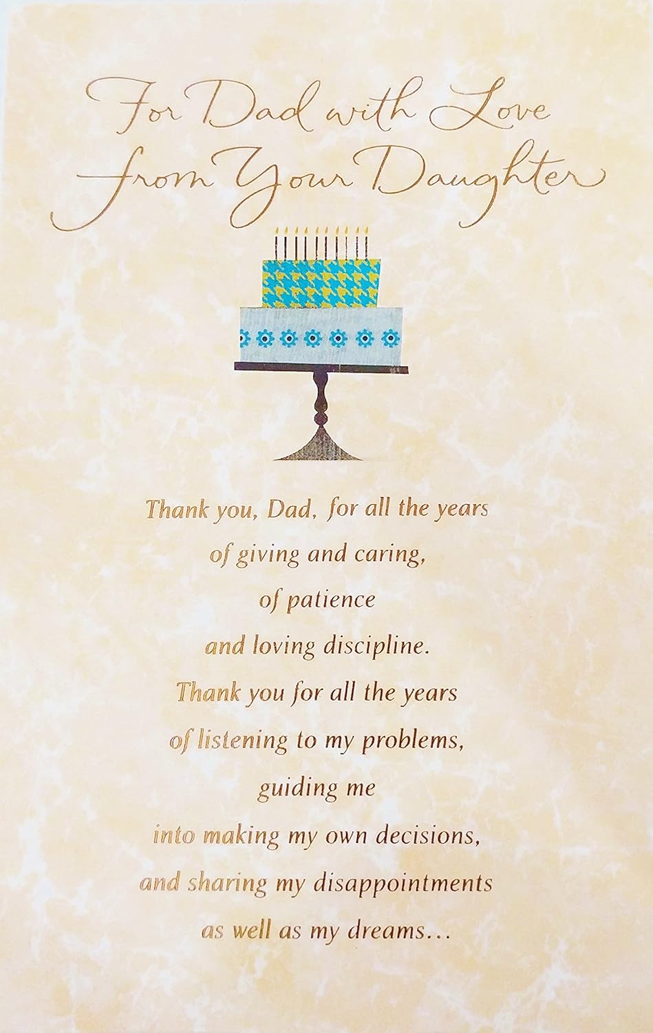 happy birthday dad from daughter