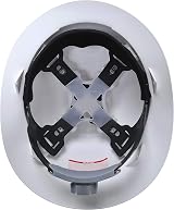 Portwest Full Brim Future Helmet White PS52WHR Safety Head Protection view 3
