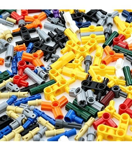 Amazon.com: Gobricks 10288 Technic Axle And Pin Connector Triple