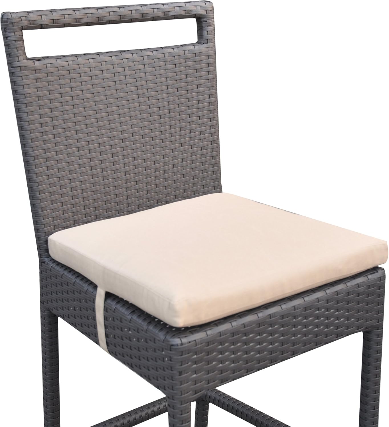 Armen Living Tropez Patio Wicker Bar Set: Furniture & Decor