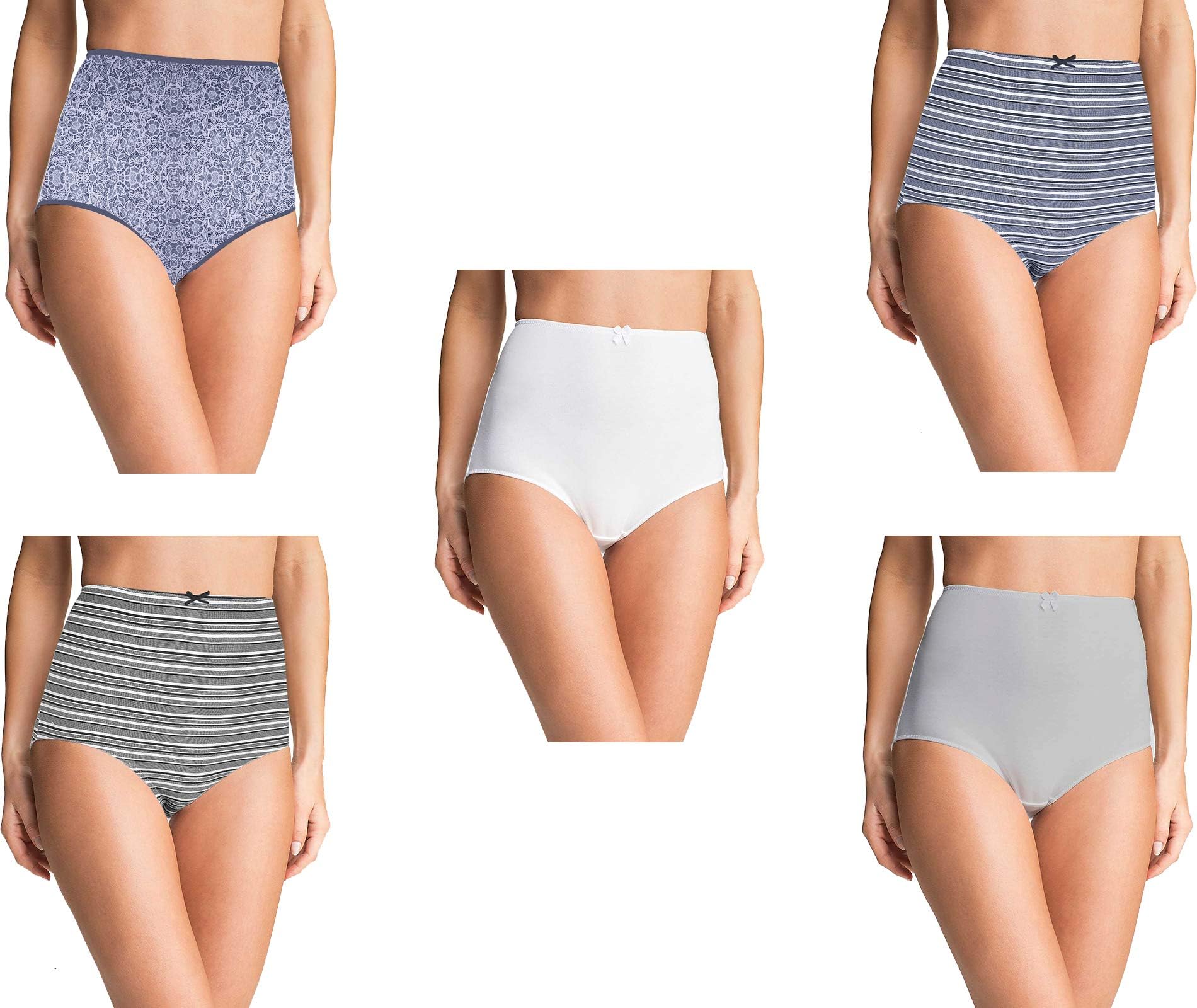 Pepperika Over The Bump Maternity Hygiene Panties/High Waist Maternity Panties for New Mom/Pregnancy Panties Size L