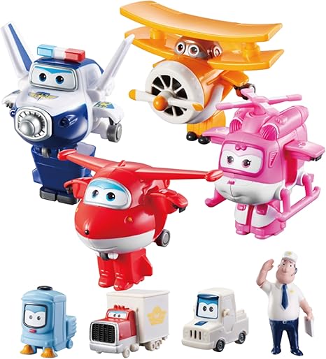 super wings transform a bots 4 pack