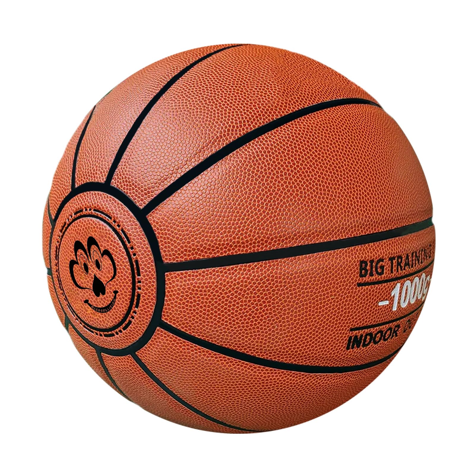 MINDCOLLISION Size 9 Oversized Weighted Training Basketball, 37", 2.2 Lbs, Builds Essential Skills, Wrist Strength, Shooting Curve,Brown