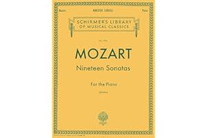 Mozart - 19 Sonatas Complete | Piano Solo Sheet Music | Schirmer’s Library Vol. 1304 | Classical Repertoire for Intermediate to Advanced Pianists