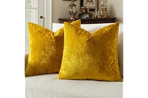 MIULEE Velvet Throw Pillow Covers Set of 2, Soft Neutral Decorative Pillow Cases with Luxurious Textured Vintage Cushion Cove