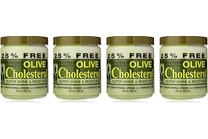 Set of 4 Hollywood Beauty Olive Cholesterol 20 oz. Jar bundled by Maven Gifts