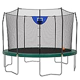 Skywalker Trampoline Outdoor Jump N' Dunk 8 FT, 12