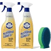 Bar Keepers Friend MORE Spray + Foam Multipurpose Cleaner, 25.4 oz x 2, Surface Cleaner Removes Rust Stains, Mineral Deposits, Soap Scum, Grime &amp; Tarnish